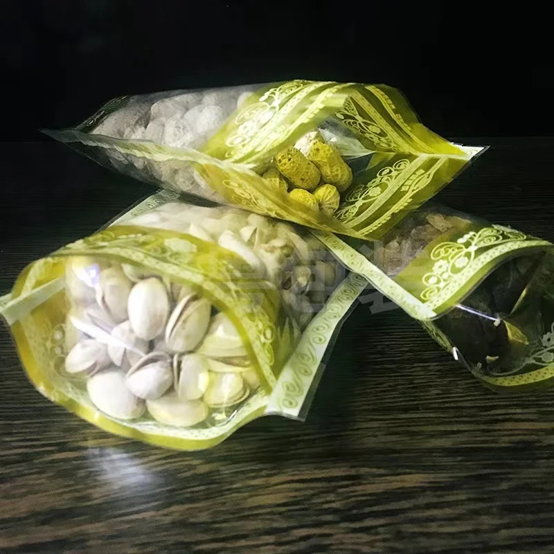 2025 New Reusable Sealing Plastic Stand Up Resealable Pouch Nuts Zip Lock Packaging Nice Gloden die cut mylar bags With Window