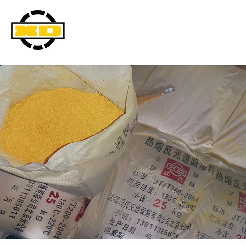 
Professional /XIANDAI/ Brand Strong Adhesion Thermoplastic Road Marking Paint 