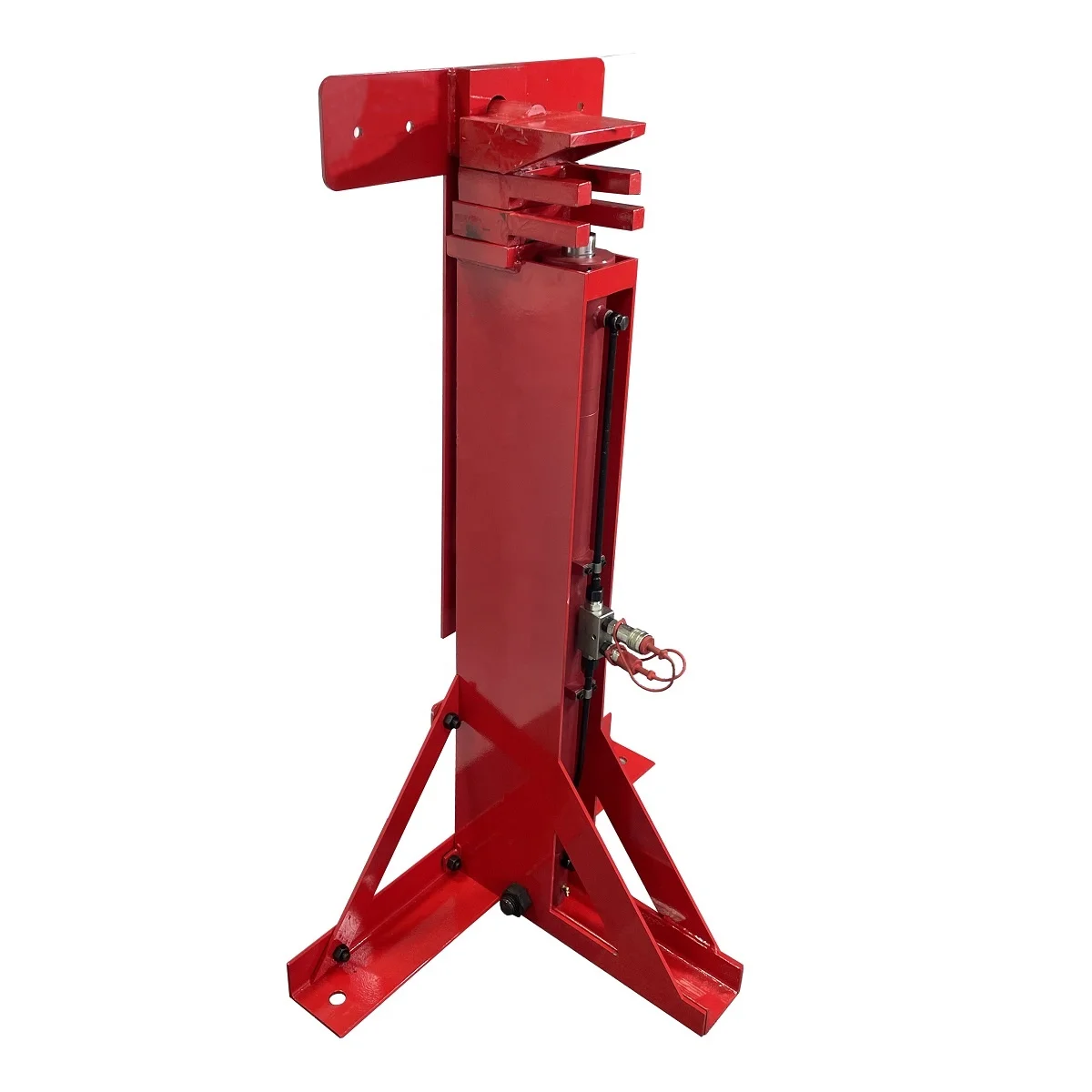 Simple and cheap hydraulic grain silo lifting jacking system