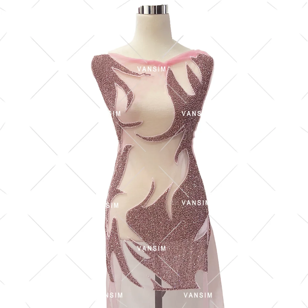 bling shiny silver gold pink crystal rhinestone bodice dress applique for wedding party fashion show carnival costume dancing
