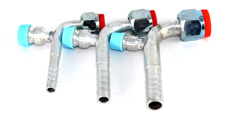 POKKA quality R12 joint OR car ac with aluminum joints R134a valve 3' 4' 5' curved