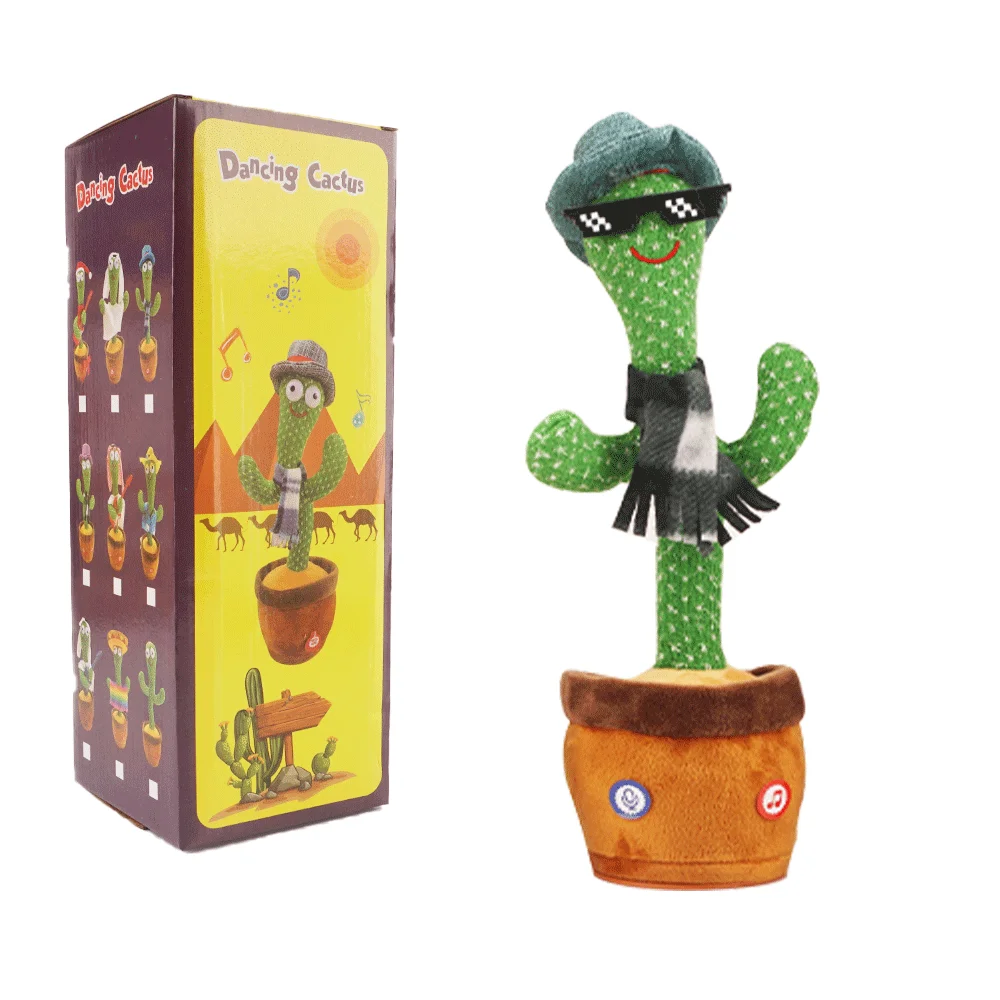 Dancing Cactus Vibrato With The Same Foreign Trade Enchanting Cactus Twisting Plush Toy