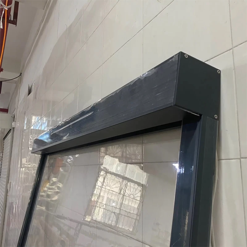 Outdoor Waterproof Motorized Clear Pvc Zipper Track Outdoor Roller Blind shades transparent retractable outdoor blind