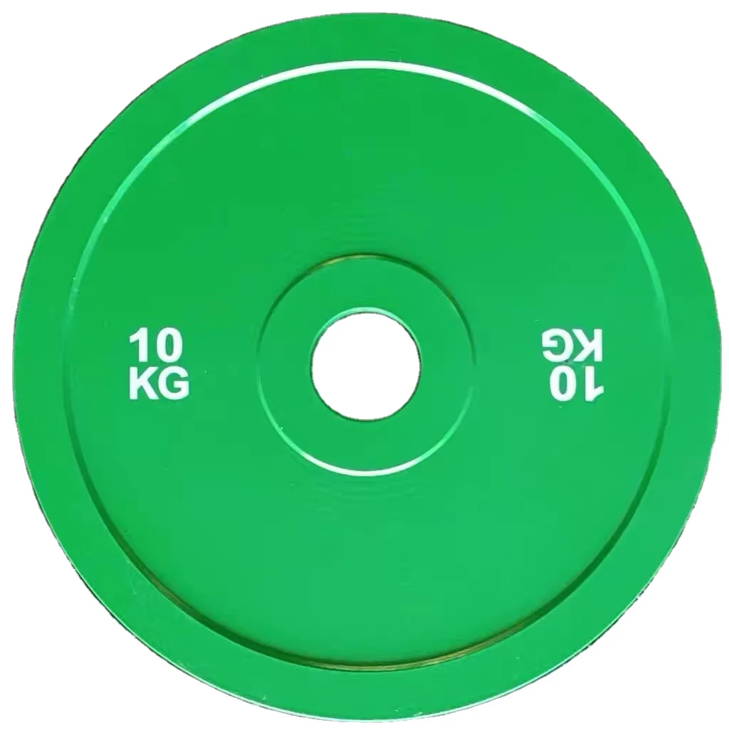 Powerlifting Calibrated  Steel Chrome Weight Plates  For Gym