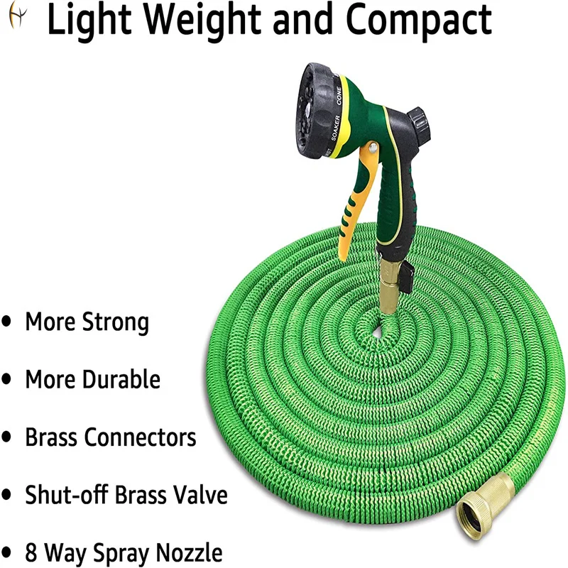 Factory Direct Sale 4-Ply F-lexible 100 Ft Blue Magic Garden Water Hose