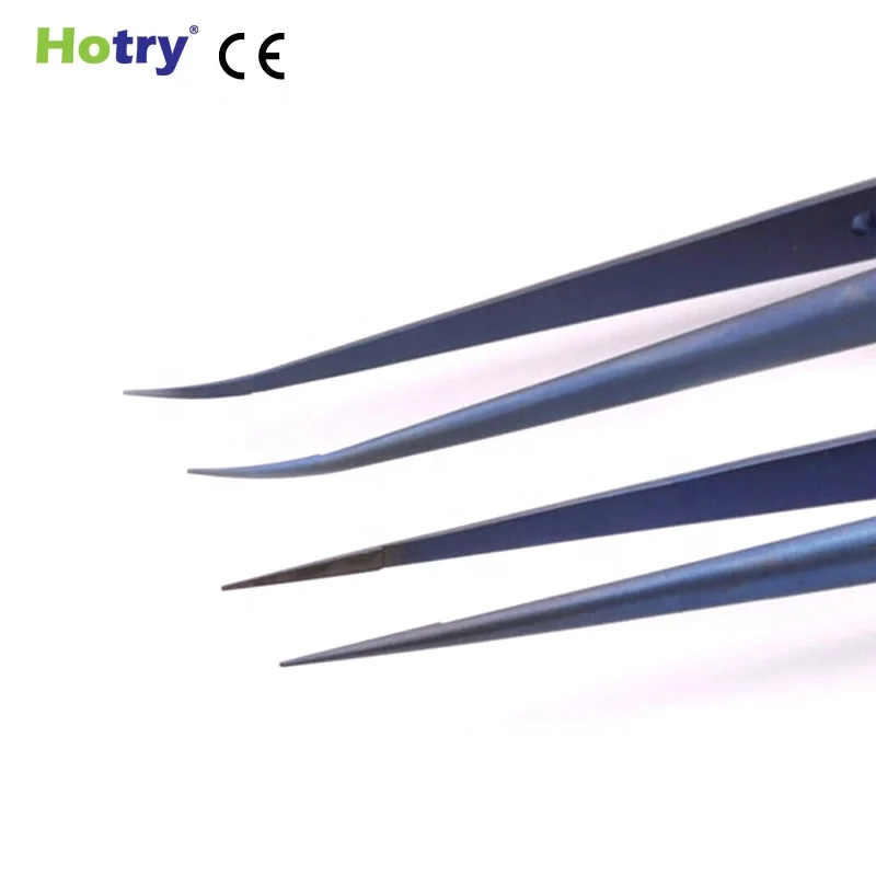 Micro bayonet  Forceps Curved/Straight  Simulated Vascular Anastomosis Microsurgery  Microvascular Neurosurgery