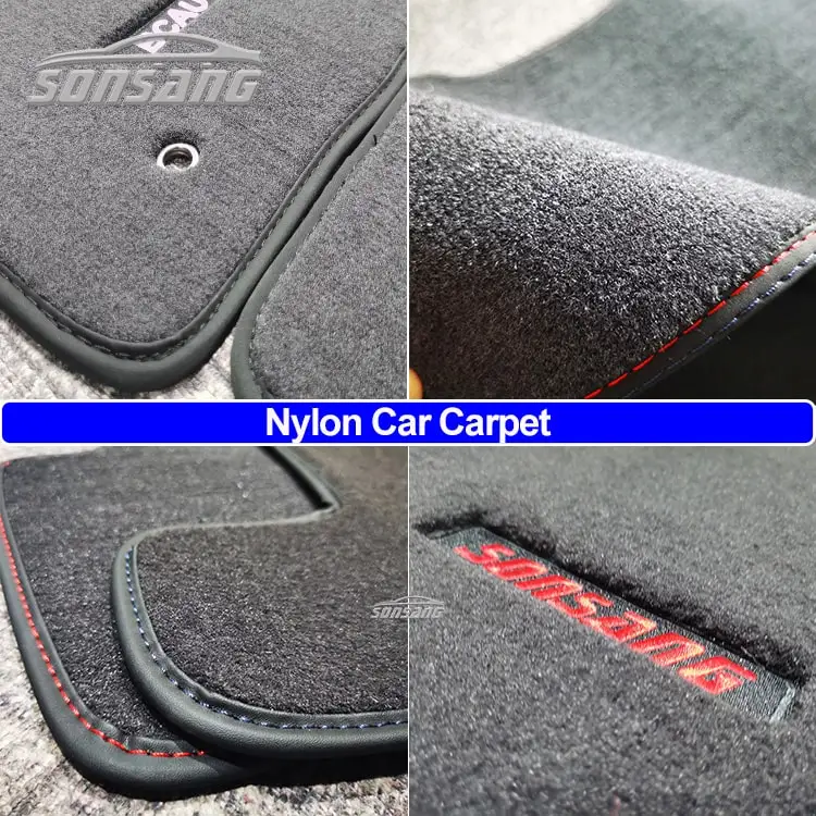 SONSANG Car Interior Carpet with 5d Mat Custom Set Floor Foot Car Interior Carpet