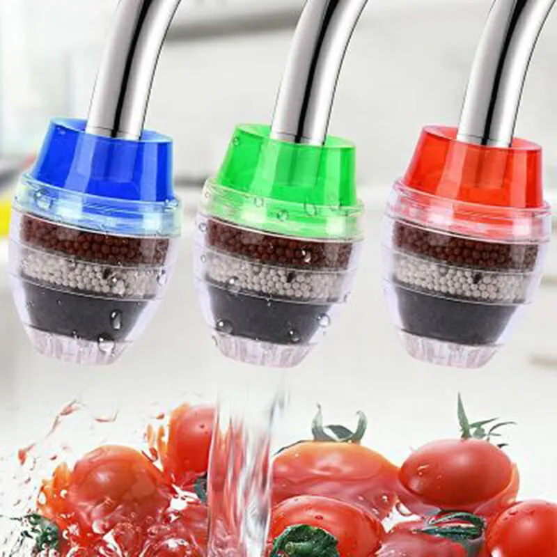 Household Kitchen faucet water purifier 5 layer water purification filter activated carbon filter filtration faucet purified