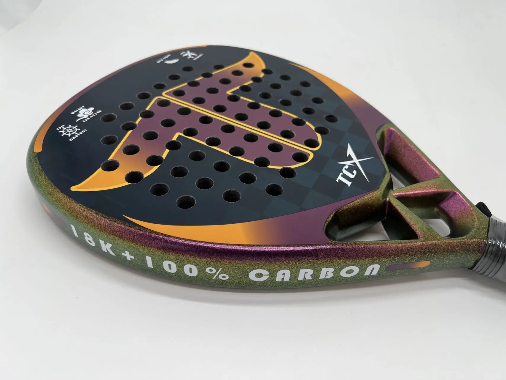 TCX Brand  Special Frame 18K Carbon Fiber Padel/Paddle  Beach Tennis Raquetes For Advanced Level with Factory Price