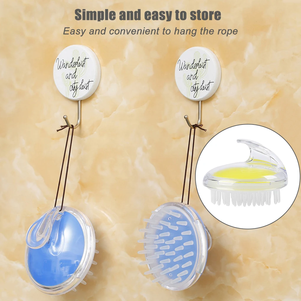 High-demand product market silica gel customized Silicone shampoo brush Scope of use Hair