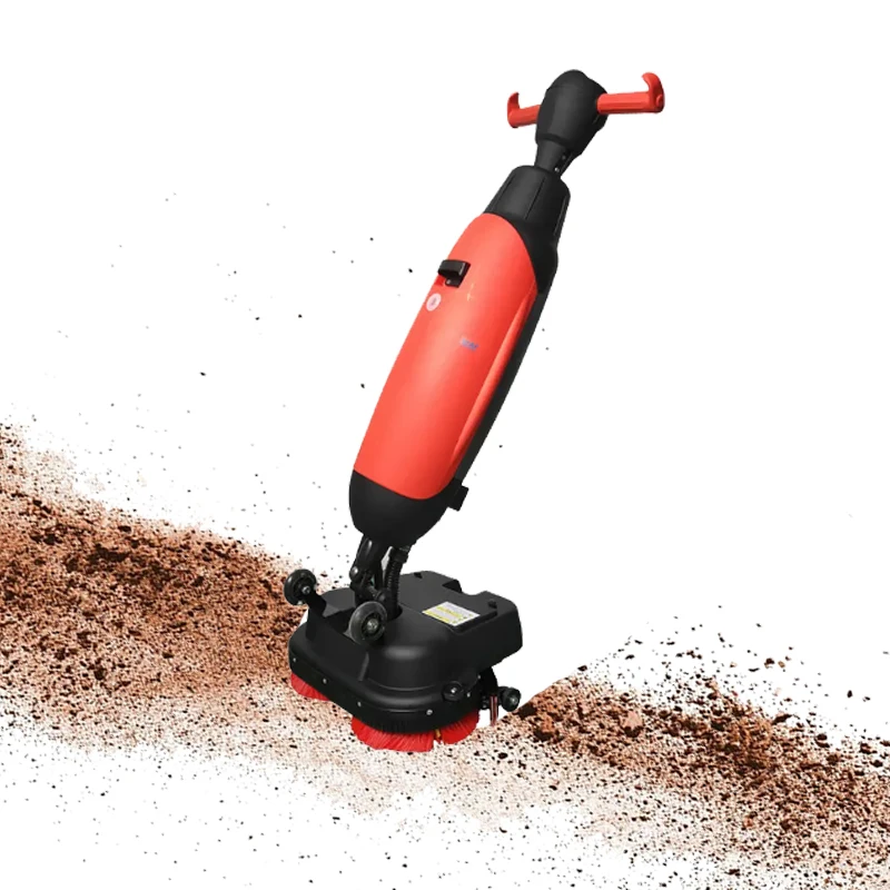 High Quality Commercial Floor Scrubber Mini Automatic Hand Push Cleaning Machine for Manufacturing Plants