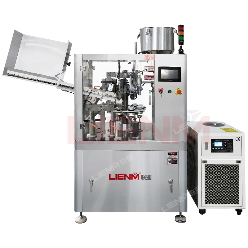 Complete Grease Making and Packing Machines Salve Paste Cream and Gel Tube Jar Filling Lines