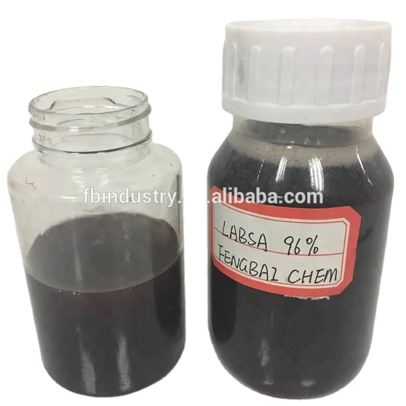 China Leading supplier LABSA 96% raw materials for detergent powder making