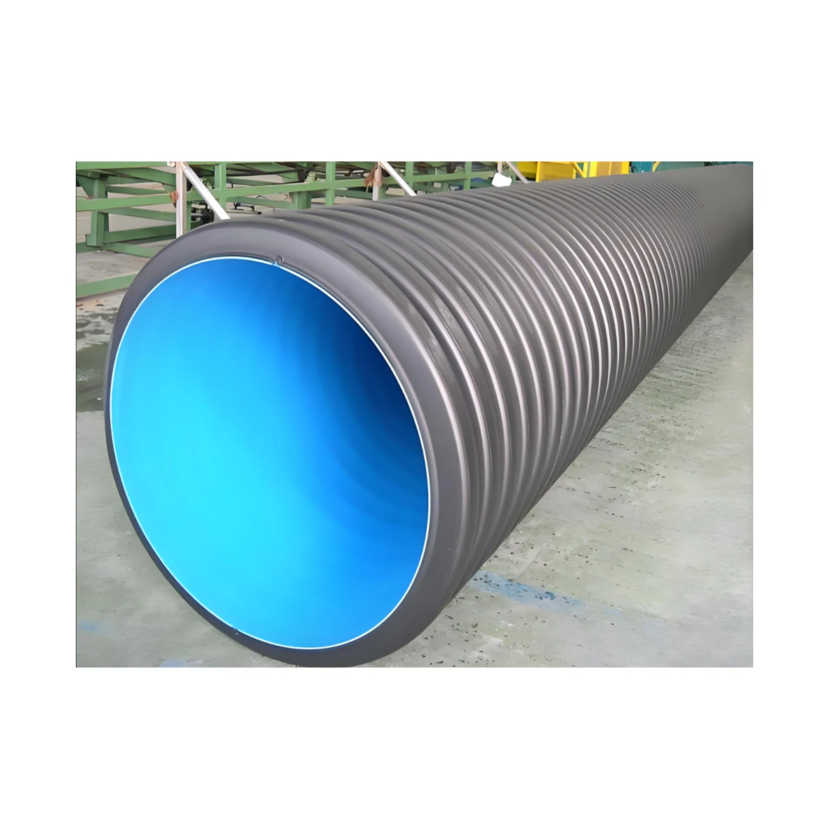 18 inch HDPE double wall corrugated PE drainage pipe dwc hdpe plastic culvert pipe