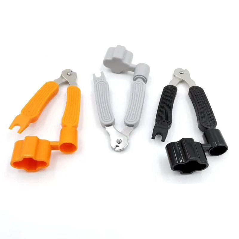 3-In-1 Guitar String Winders Tool, Guitar String Winder Cutter and Bridge Pin Pull Repair Tool for Guitar, Bass, Violin, Ukule