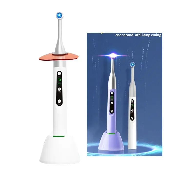 1 Second Wireless Dental Lamp with LED Curing Light Electric Power Source Metal and Plastic Material New Dental Cure Unit