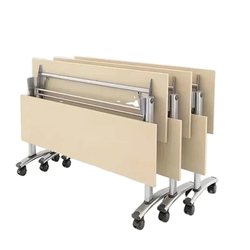 Modern Folding Table Foldable Training Table Modular Flip Top Conference Table For Office And School