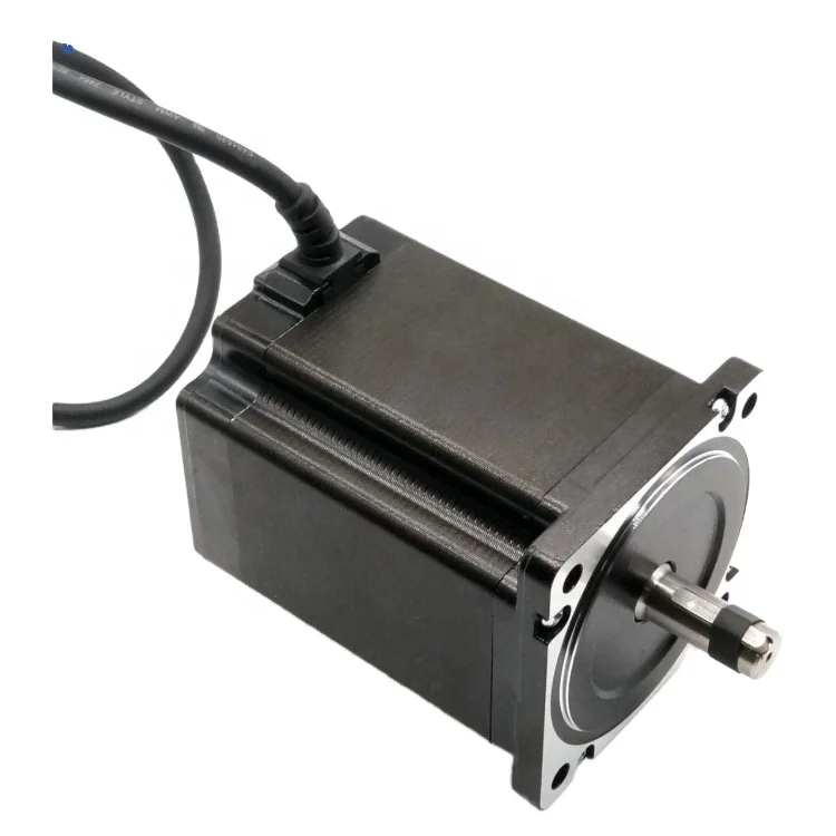 Manufacturer  NEMA 34 1.8 degree stepper motor 2 phase cable step motor