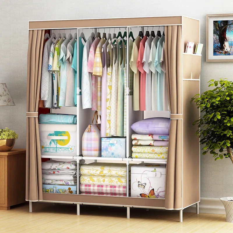 Foldable Clothes Storage wardrobe Drawer Cabinet Closet Storage Organizers Furniture Portable Bedroom Wardrobe