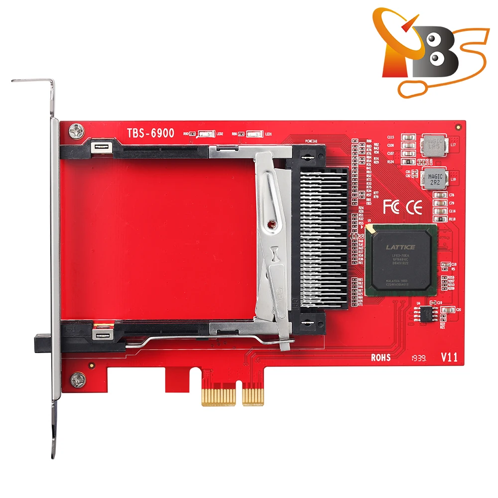  TBS6900 DVB сети Dual CI карта PCIe для IPTV сервер в наличии течение 2 CAM