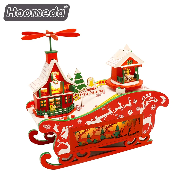 Новинка, музыкальная шкатулка, Рождественская коробка для денег, копилка, Наборы «сделай сам» для дома