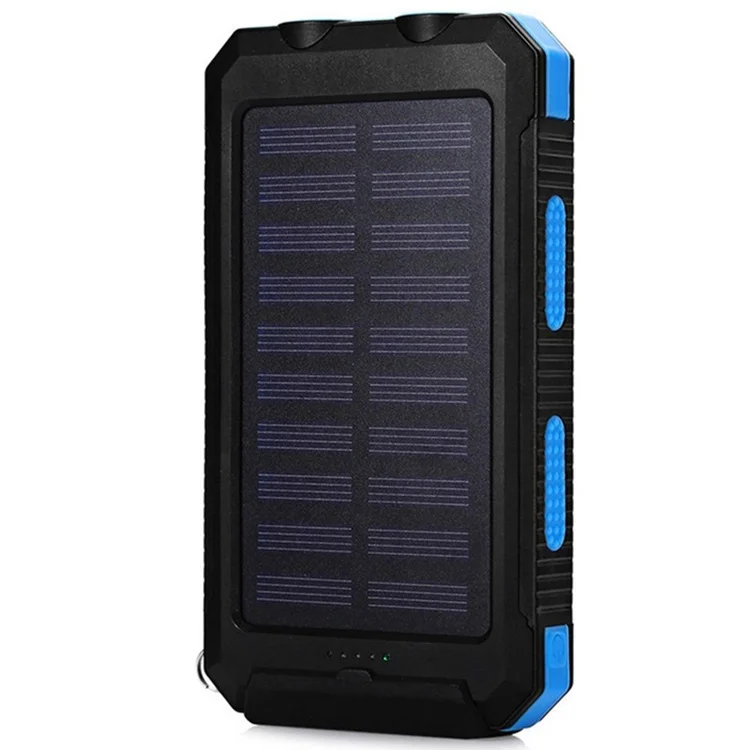 Solar Power Bank  Large Capacity Outdoor Rugged Mobile Power Bank 20000mAh