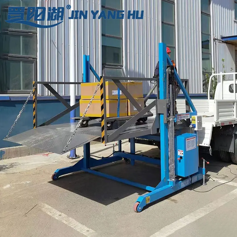 Cargo Lifter Dock Ramp Freights Lift Industrial Factory Elevator Forklift Residential Elevator Cleaning Motorized Material