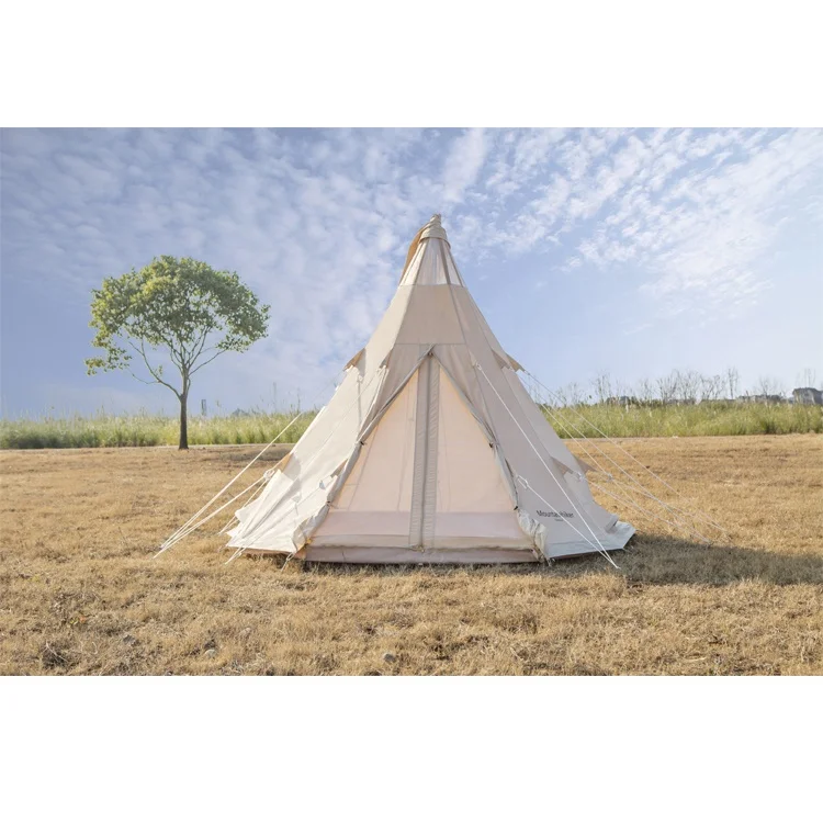 Hot Sale Outdoor Canvas Tent Cotton Tipi Tent for 5 people