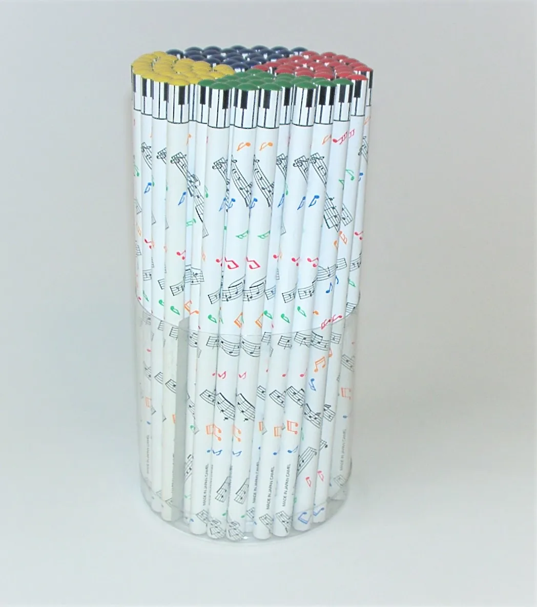 Traditional writing utensils drawing sketching custom logo pencil eraser