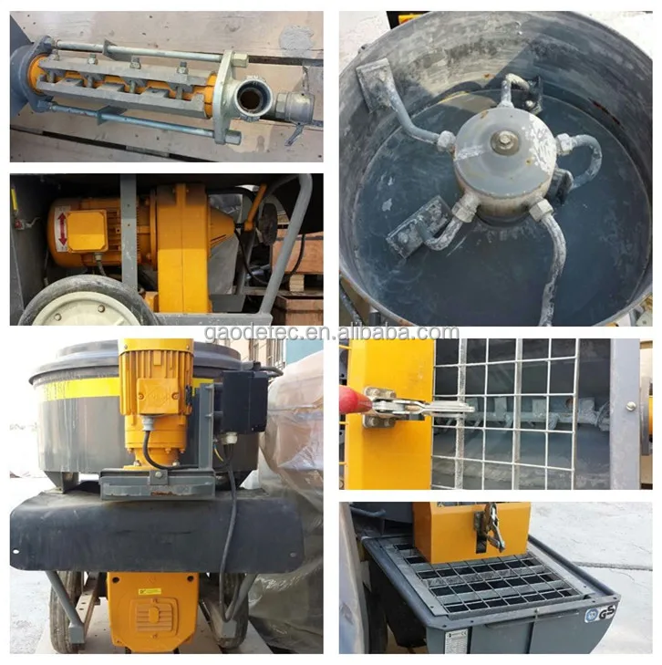 Hot sale electric mortar deliver machine multifunctional mortar plaster machine for Anchoring mortar