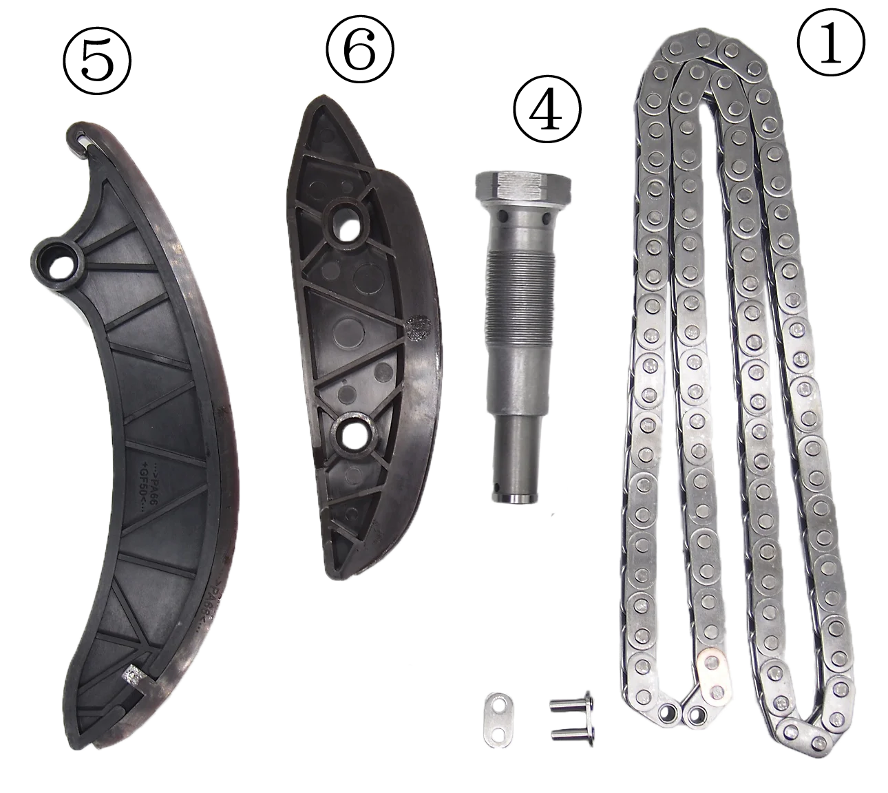 JT-1306-KIT горячая Распродажа натяжитель направляющей звездочки комплект пластиковый стальной зубчатый цепи для BENZ