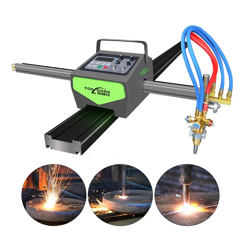 Portable  CNC plasma cutting machine oxyfuel  Huayuan LGK 63A cutting power 120A 160A GANTRY TYPE
