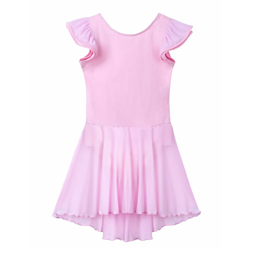 
Medoodle Toddler Girls Ballet Leotard for Dance Flutter Sleeve Skirt Ballerina Ballet Dress Outfit 