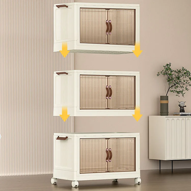 Extra Large Capacity Foldable Storage Cabinet Clothes Quilt Storage Organizer
