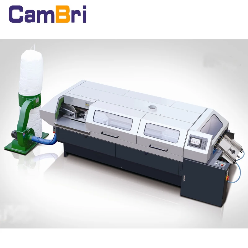 
JBT50-5D elliptic 5 clamps hot melt glue perfect book binding machine with auto cover feeder 