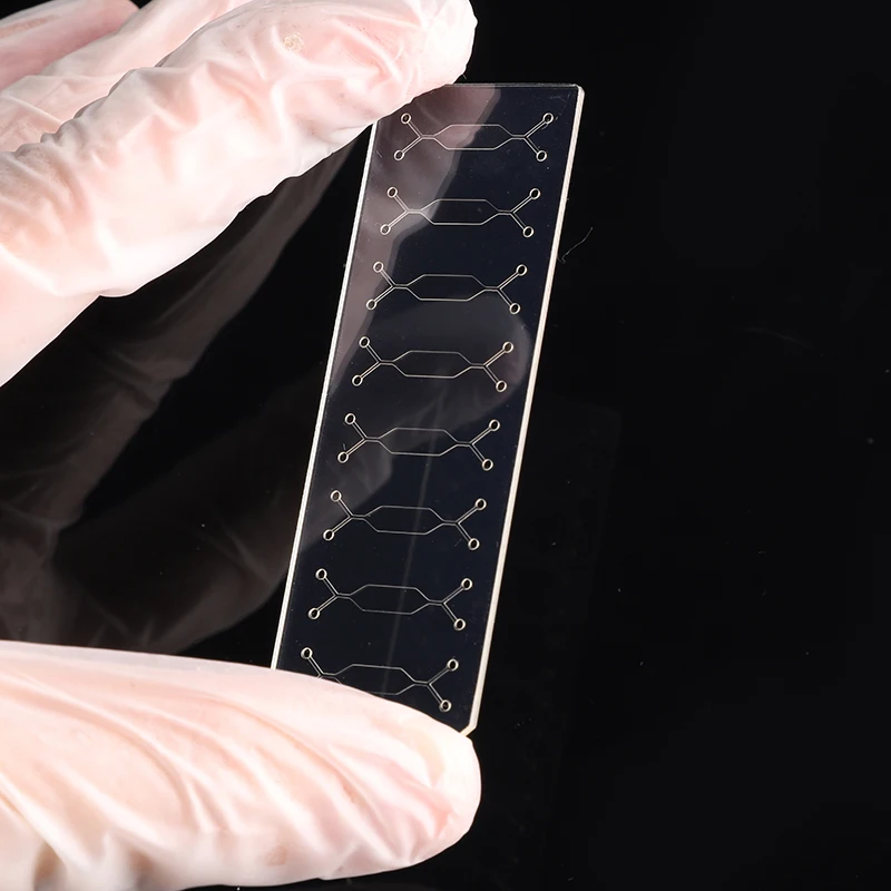 Custom Microfluidic Pdms Droplet Chip Blood Tests Plastic Bio Microfluidic Chips