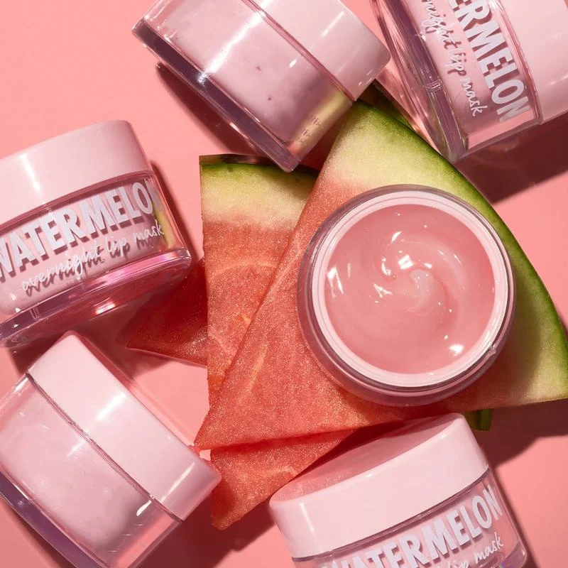 Private Label Lip Mask Watermelon Seed Oil Shea Butter Vitamin E Sleeping Collagen Lip Mask