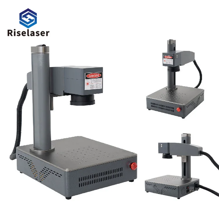 Riselaser Marking Machine Laser Portable Machine Manufacture Mini Portable Fiber Laser Marking Engraving Machine Wholesale Price