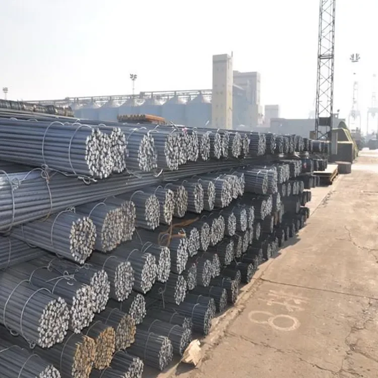 BS4449 Standard B500B Deformed Round Steel Bars with 8mm Sizes 6 - 12m length rebar for reinforcing concrete iron