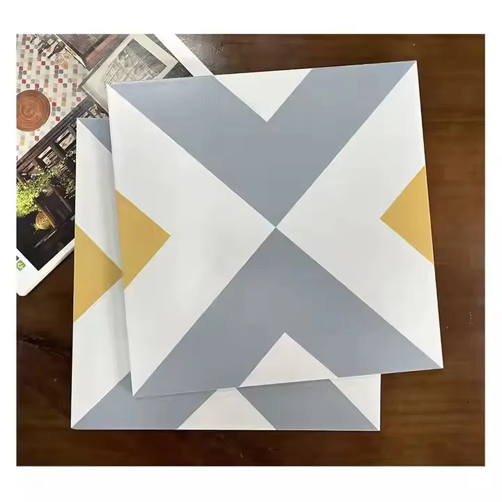 Interior 300 X 300 Colorful Pattern Non Slip Matt Glazed Ceramic 3D Art Wall And Floor Tiles