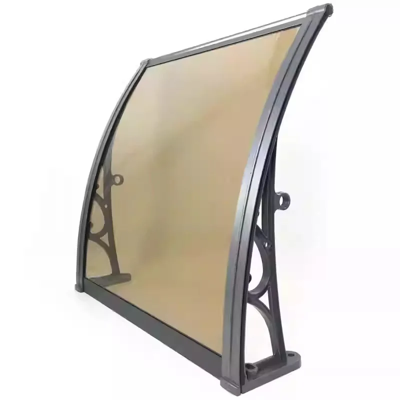 Garden Supplies Metal  Door Corrugated  Window Canopy Door  Outdoor Sheet PC Polycarbonate Canopy Awnings