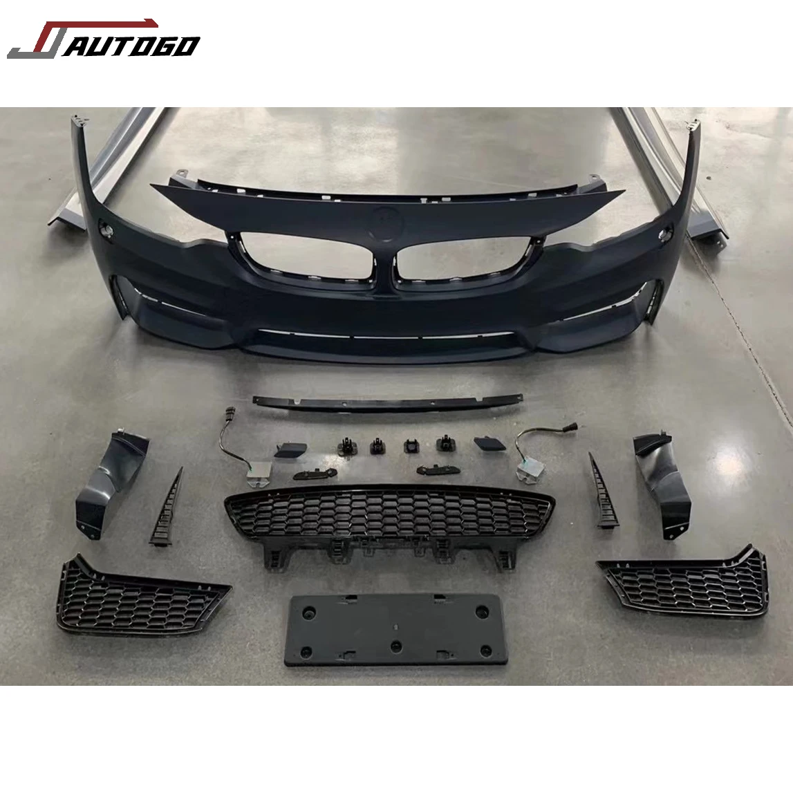 Auto Facelift Refit Body Kit For BMW 4 Series F32 F36 2013-2020 Update to Racing M4 Style Front+Rear Bumper+Grille+Side Skirt