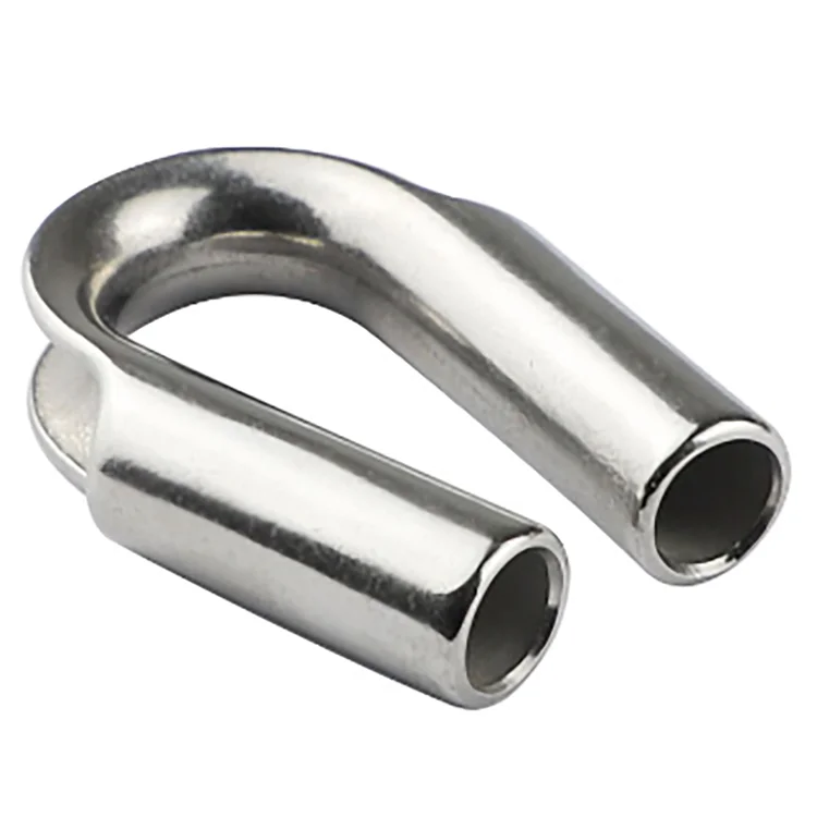 Super Supplier Modern Style Stainless Steel Wire Rope Thimbles Tube Type Thimble Cable Thimbles Marine Grade Rigging