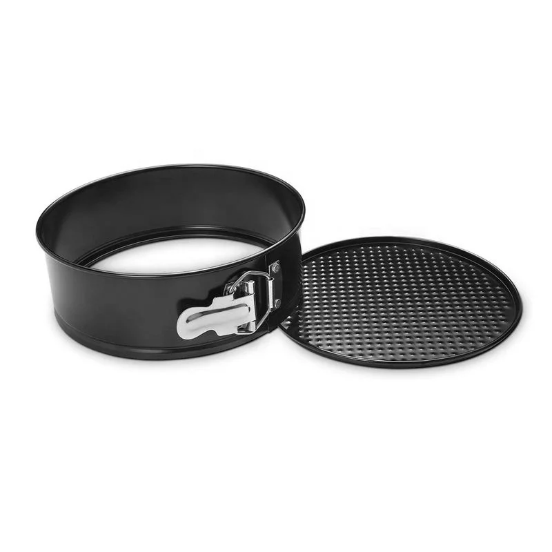 8 дюймов Круглая разъемная пирога Плесень углеродистая сталь круглый противень для выпечки тортов лотки