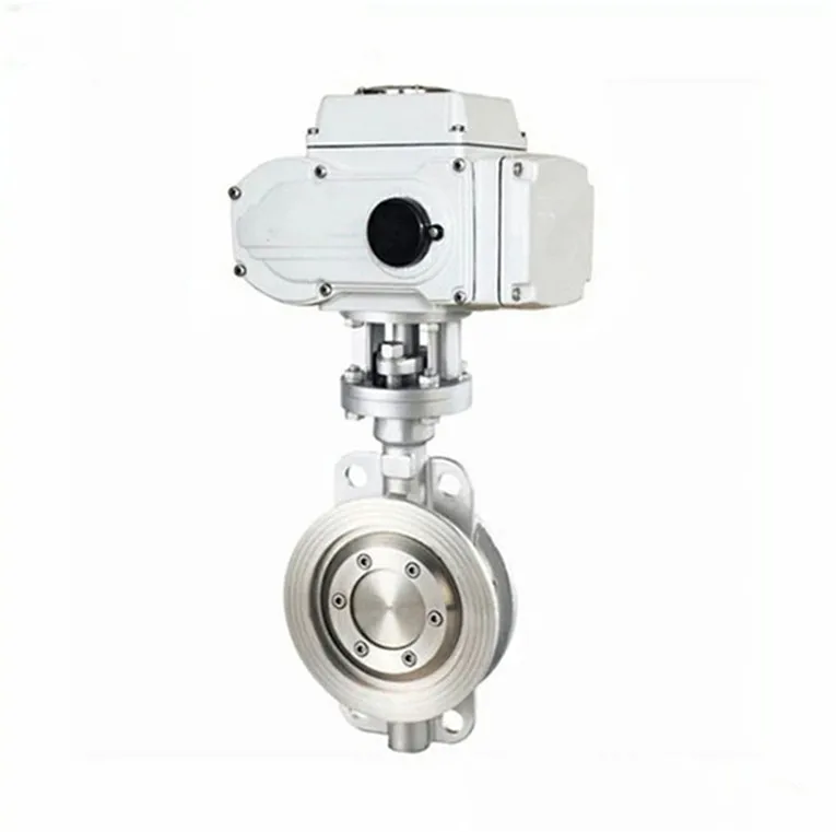 High Performance Double Offset Wafer  pneumatic double eccentric butterfly valve vacuum and pressure relief valve