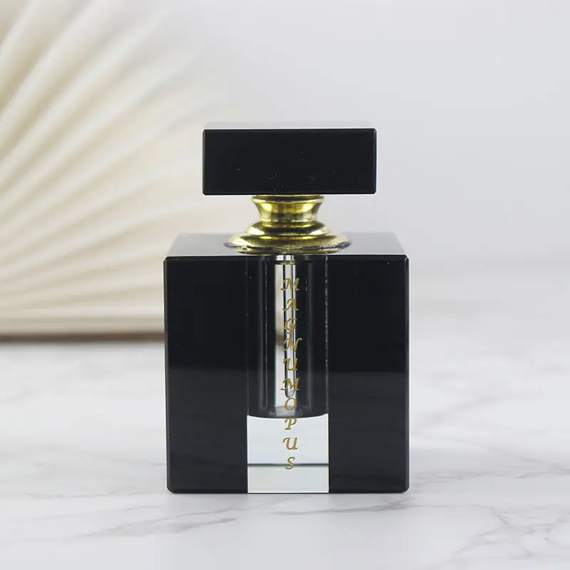 High Quality Luxury Crystal Attar Perfume Oil Bottles crystal 3ml 6ml 12ml crystal Arabic  perfume bottle