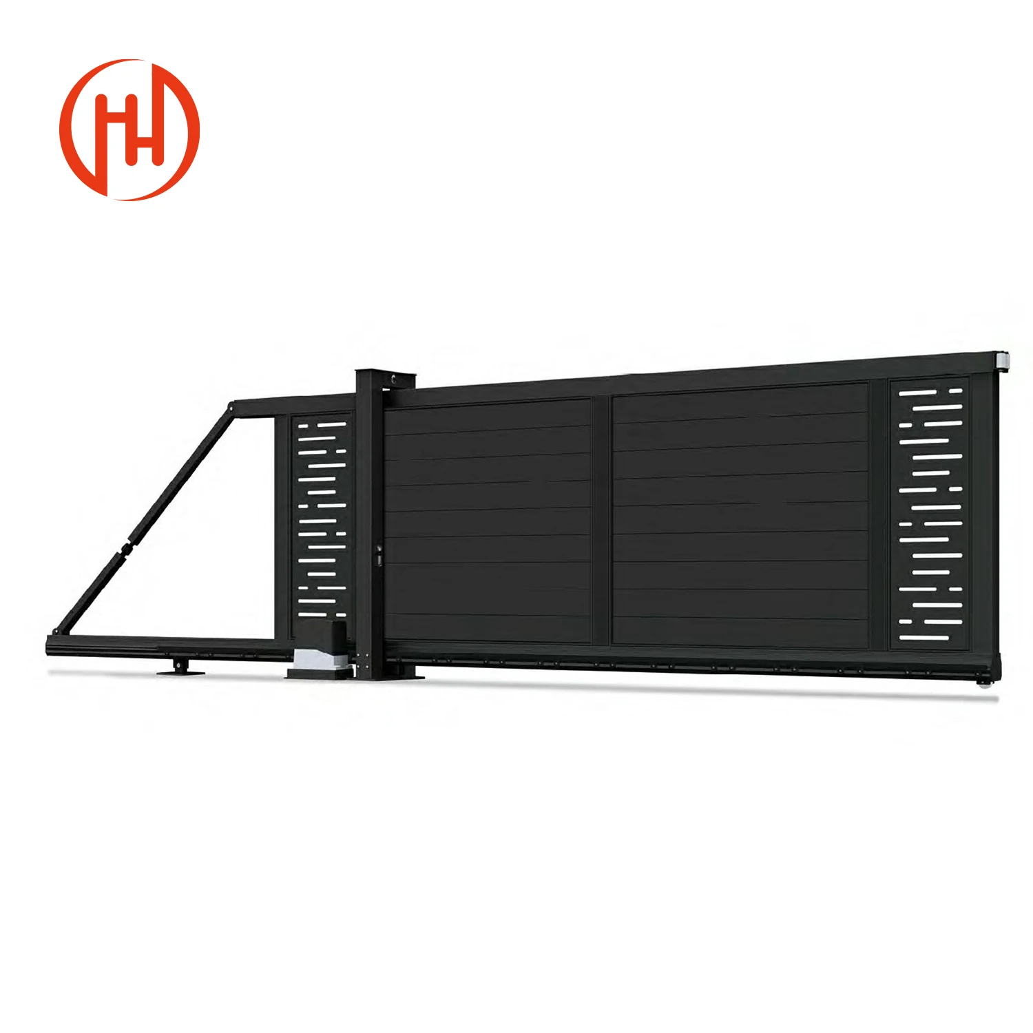 Factory prices wholesale aluminum garden fence enclosure Outdoor aluminum louver fence gate