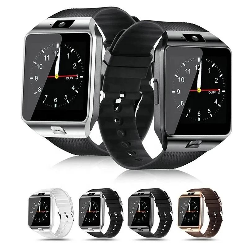 2023 Hot Sale LCD Screen Smart Watch With Camera And Sim Card DZ09 Mobile Smart Watch For Android Phones