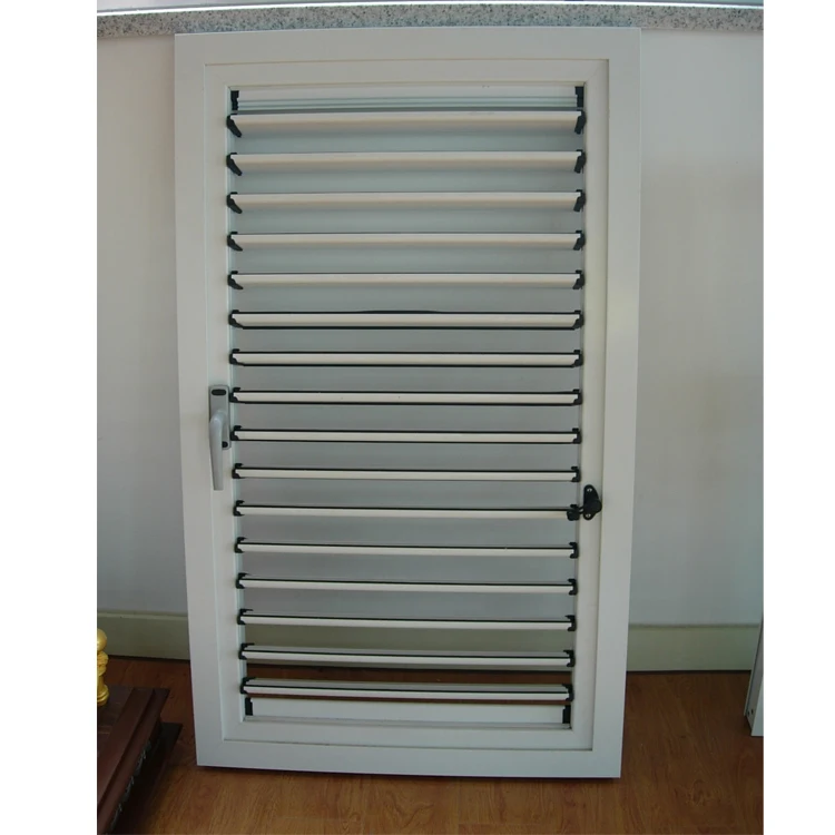 Italian Plantation Shutters Jalousie windows Exterior Aluminium Louver Window Price