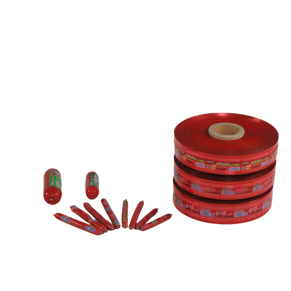 High Quality And Competitive Price  High Barrier   PVDC  Roll Film For Sausage Packaging  Beef Chicken Pork Sausage